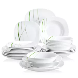 VEWEET AVIVA 24teilig Tafelservice Porzellan Geschirrset Kombiservice 6 Personen - Bild 1 von 11