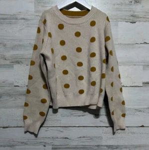 Girls Size Large Copper Key Polka Dotted Sweater - good used condition - Picture 1 of 3