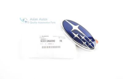 Placa de identificación emblema parrilla delantera Subaru Legacy & Outback 2005 93013AG000 OEM Foto 1 de 3