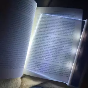 LED Flat Reading Light For Night Reading, Eyes Protect Panel Book Reading Lamp - Picture 1 of 12