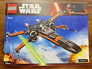 LEGO Star Wars 75102 Poe's X-Wing Fighter Instruction Manual Only - Picture 1 of 3