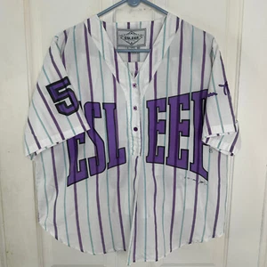 ESLEEP Boxer Vintage Pyjama Set Thompson 55 Erwachsene Medium weiß lila 90er Vintage - Bild 1 von 11