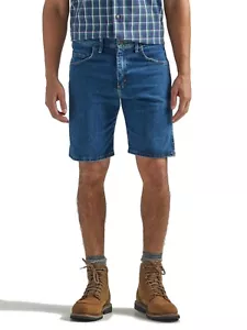 Wrangler Mens Rugged Wear Performance Series Relaxed Fit Shorts Medium Stone New - Picture 1 of 5