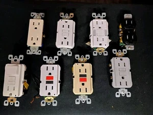 leviton 20 amp / 15 amp GFCI STECKDOSE 8 Stück Posten - Bild 1 von 2