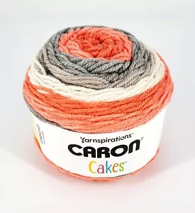 1 New Caron Cakes Yarnspirations Strawberry Trifle Med. 4 Weight 7.1oz/200g Yarn - Picture 1 of 7