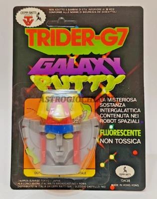 TRIDER G7 GALAXY PUTTY CEPPI RATTI SLIME CEPPI RATTI ROBOT FLUO GLO VINTAGE '80 - Immagine 1 di 4