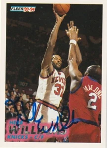 HERB WILLIAMS NEW YORK KNICKS  SIGNED 1993 FLEER CARD #341 - Picture 1 of 1