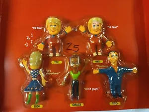 1993 Shining Time Bend-ems 5Pk JUKE BOX PUPPET BAND set regalo Justoys nuovo sciolto - Foto 1 di 4