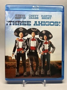 Three Amigos (Blu-ray, 1986) Chevy Chase Steve Martin Martin Short - Picture 1 of 3