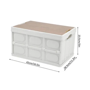 Outdoor Multifunctional Folding Storage Box 30L Portable Storage Box - Picture 1 of 23