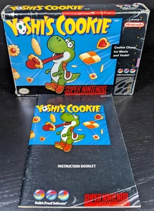 Yoshi's Cookie | Super Nintendo | SNES | Original | Box & Manual - Picture 1 of 17