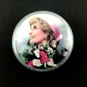 Franklin Mint Princess Diana England's Rose Music Box Plays Waltz of the Flowers - Picture 1 of 3