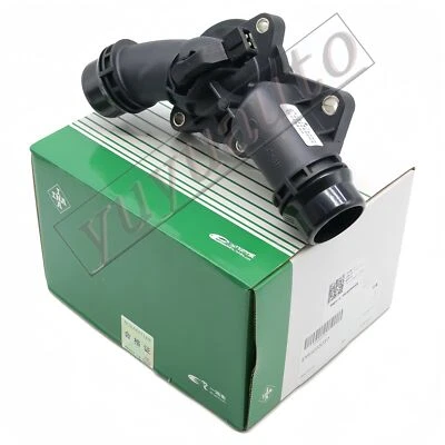 Carcasa termostato con junta para BMW E46 323i 325i 328i 330i 525i 528i X3 X5 Foto 1 de 4