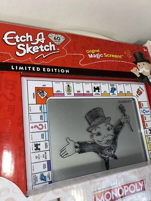 NEW ETCH A SKETCH 60th Anniversary Monopoly Edition LIMITED EDITION - Image 1 of 3