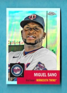 MIGUEL SANO 2022 Topps Chrome Platinum #357 REFRACTOR TWINS - 1953 DESIGN - Picture 1 of 2