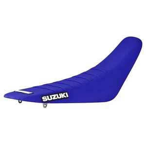 Cubierta de asiento Suzuki DRZ 400 400S 400E 400SM 2000-2024 todas las costillas AZUL/AZUL #70 LOGOTIPO - Imagen 1 de 4