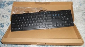 DELL USB WIRED KEYBOARD KB216-BK-US, KB216T1 BLACK ENGLISH QWERTY - NEW - Picture 1 of 4