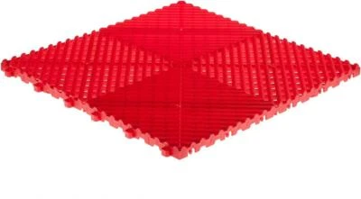 Swiss Style Ribbed Profile Garage Flooring Tiles Interlocking Workspace Tiles - Image 1 of 4