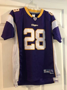 CAMISETA JUVENIL REEBOK MINNESOTA VIKINGS ADRIAN PETERSON #38 NFL TALLA XL 18-20 - Imagen 1 de 9
