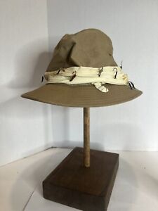 bee hats custom made Fly fisherman’s Hat With Flys, Vintage, Size Medium