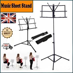 Heavy Duty Foldable Tripod Music Stand Guitar Book Holder Orchestral Violin