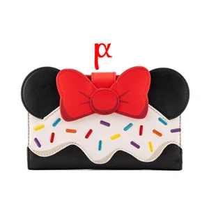 Cartera Loungefly Disney Minnie Mouse Cupcake Sprinkles Cosplay Solapa - Imagen 1 de 4
