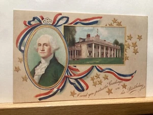 Presidents Birthday: Reproduction of an Antique Postcard - Picture 1 of 3