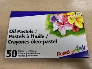 Pentel Arts Oil Pastels - 50 Color Set (PHN-50) Pack Size: 1 - Picture 1 of 2