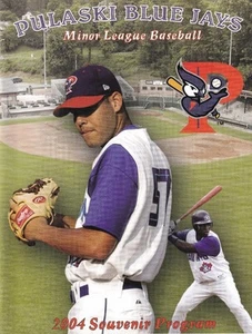 2004 Pulaski Blue Jays - Appalachian Baseball League Scorecard - Bild 1 von 1