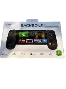 NEW  Backbone Lightning Mobile Gaming Controller for iPhone XBOX  Black SEALED - Picture 1 of 8