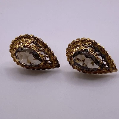 Gemelos vintage de origen desconocido o marca color dorado Foto 1 de 4