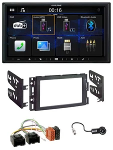 Alpine Bluetooth 2DIN MP3 DAB USB Autoradio für Chevrolet Equinox Impala Monte C - Bild 1 von 10