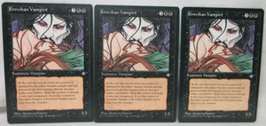 KROVIKAN VAMPIRE X3 MAGIC THE GATHERING ICE AGE 1995 MTG Trading Card #630 - Bild 1 von 6