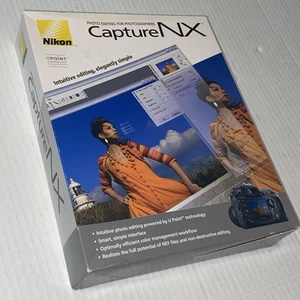 Nikon Capture NX Full Version w/ Manuals Windows & Mac 2006 Open Box - Picture 1 of 7
