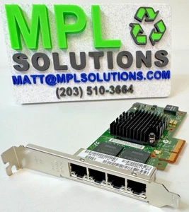 Cisco UCSC-PCIE-IRJ45 4 Port 1Gb Ethernet Network Adapter NEW PULL! Full Height - Picture 1 of 2
