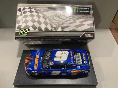 Chase Elliott 2018 SunEnergy Blue Watkins Glen Win Autographed 1:24 Diecast - Image 1 of 4