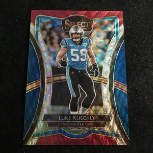 2019 Panini Select Premier Level Tri-Color Prizm #199 Luke Kuechly #33/199 - Picture 1 of 3