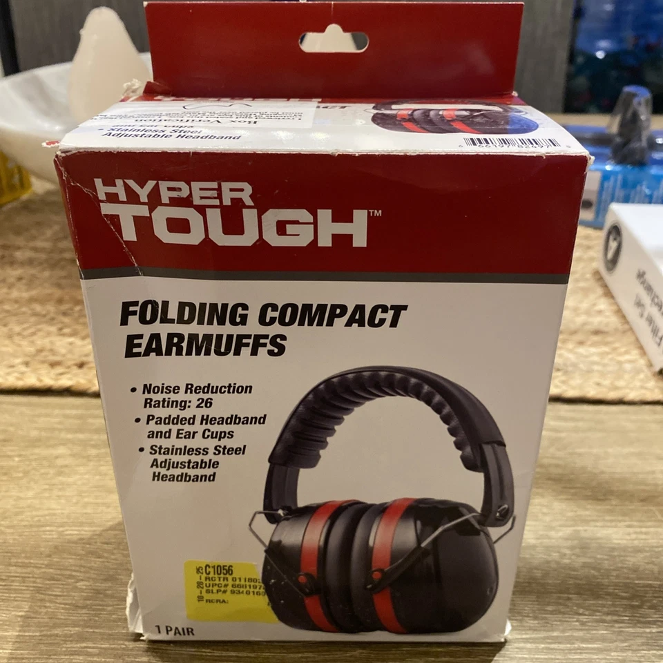 Orejera acolchada Hyper Tough Noise Reduction NRR 26dB Foto 1 de 1
