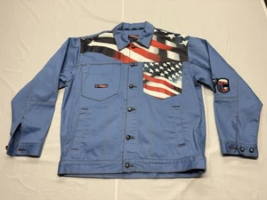 Raw Blue Brand Vintage USA/NYC Heavy Denim Shirt Size Large - Picture 1 of 9