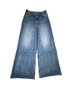 Ulla Johnson Margot Wide-Leg Jeans High-Rise Medium Wash Women’s Size 31 - Picture 1 of 11
