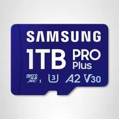 Samsung PRO Plus 1TB microSD microSDXC + Adapter for Android, GoPRO MB-MD1T0SA - Image 1 of 4