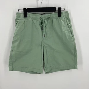 Gap Men 7" Inseam Elasticized Waistband Stretch Twill Pull On Short Green Small - Picture 1 of 15