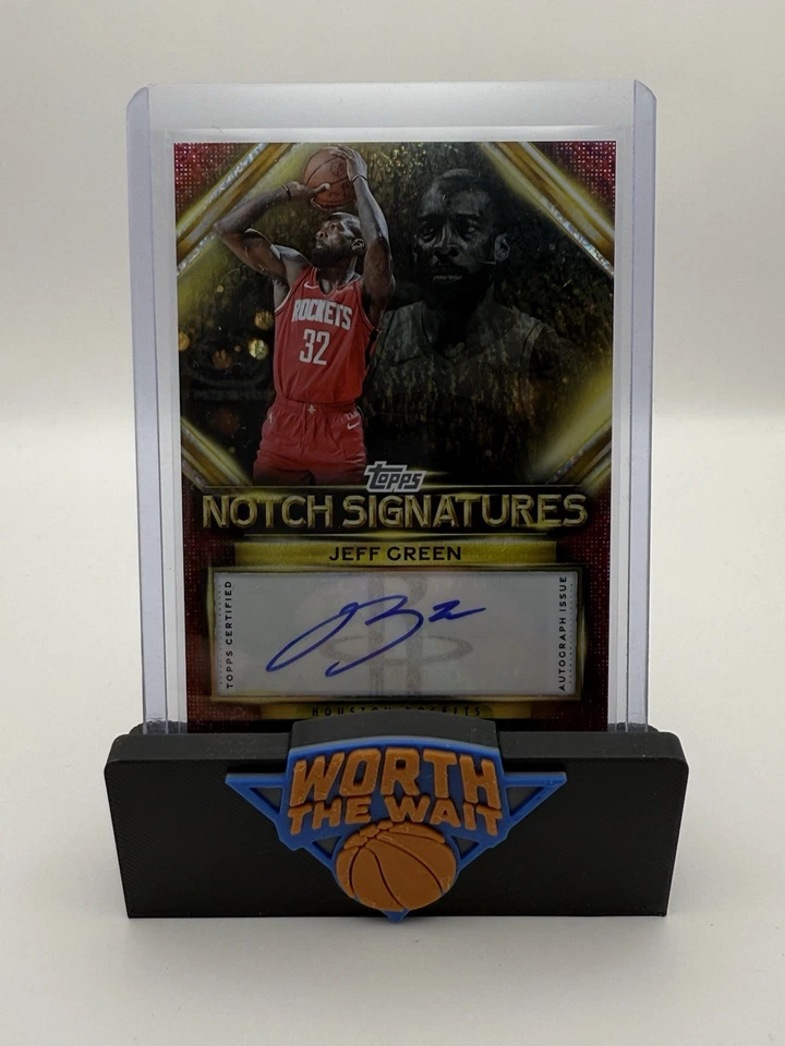 2025-26 TOPPS NOTCH SIGNATURES JEFF GREEN AUTO HOUSTON ROCKETS #TNS-JG - Image 1 of 1