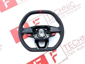 Original Audi RS3 8Y Lenkrad Alcantara Beheizbar 82A419091BF soul expressrot - Picture 1 of 6