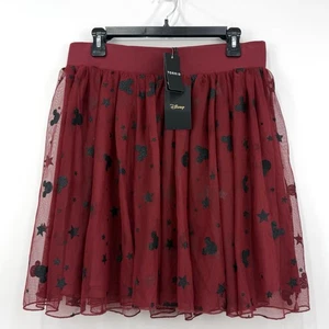 Torrid Disney Skirt Womens 00 NWT Mickey Mouse Polka Dot Mini Tulle Whimsigoth - Picture 1 of 10
