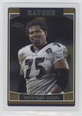 2006 Topps Chrome Jonathan Ogden #60 HOF - Image 1 of 2