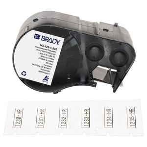 BRADY M5-125-1-342 Wire and Cable Label,White,Matte Finish 808DM2 - Picture 1 of 1