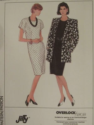 SIMPLICITY 9552 Misses/MS Petites Dress & Unlined Jacket PATTERN 6-14/16-24 UC - Image 1 of 3