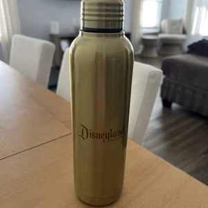 Disneyland Resort Gold Metal Water Bottle - Picture 1 of 3