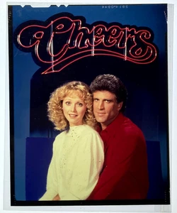 CHEERS Original TV Photo Transparency 1980s Ted Danson Shelley Long - Picture 1 of 2